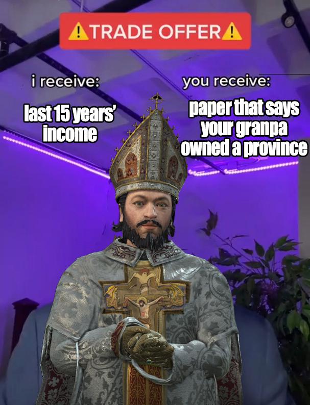 Crusader Kings III on Twitter: "A small price to pay for perfect