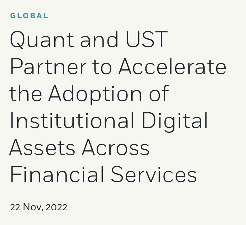 ⚔️🔥 Quant’s #Overledger is deeply integrated into the software stacks of major enterprises all across the globe.

Using OVL, these customers are able to natively interoperate their systems with any DLT or blockchain.

Here’s a quick look at Quant’s 4 largest public partnerships: