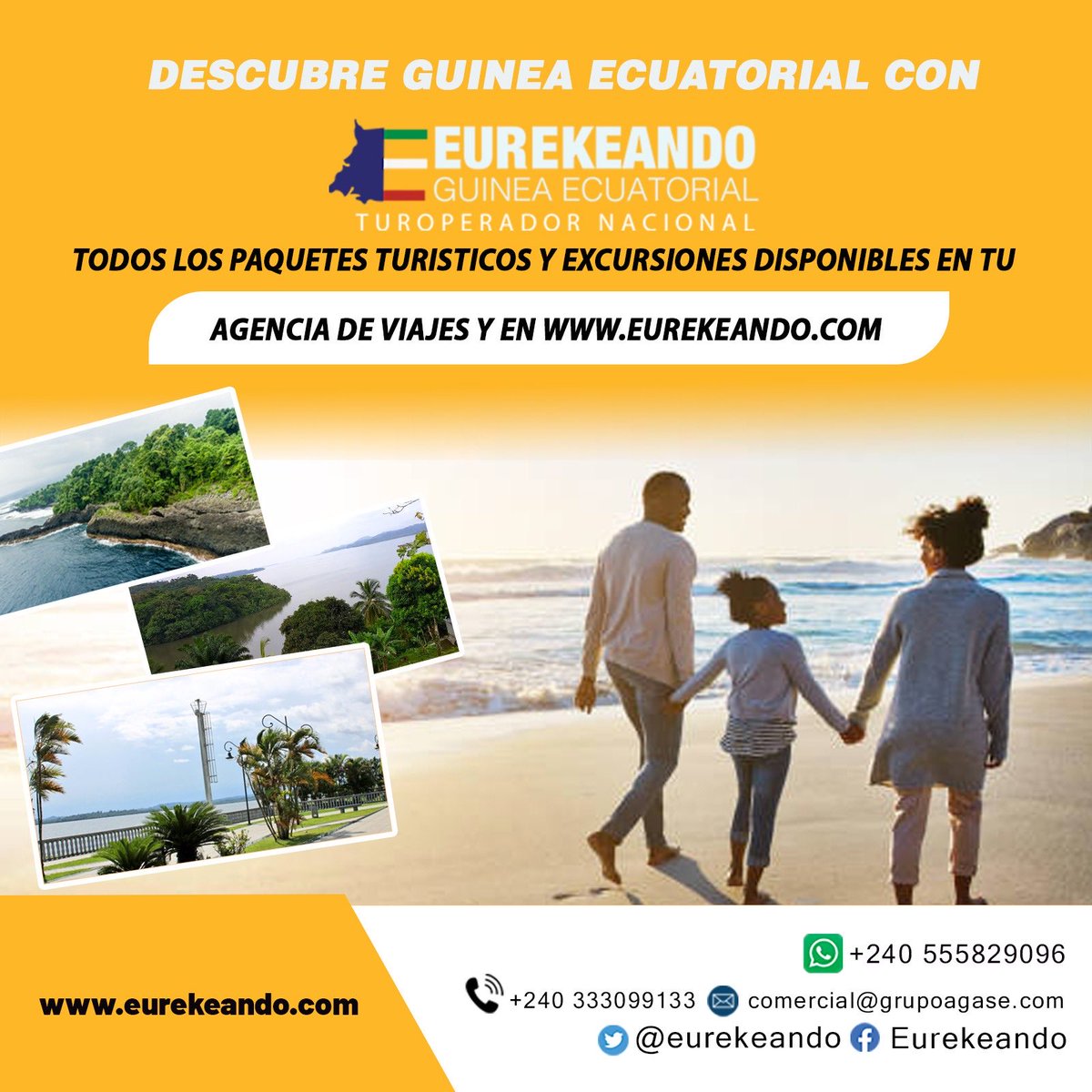 Es un sueño cumplido poder tener una  página web con intranet que permita una contratación directa y pago online de cualquier excursión en Guinea Ecuatorial, eurekeando.com ya es una realidad. Seguimos…⁦⁦