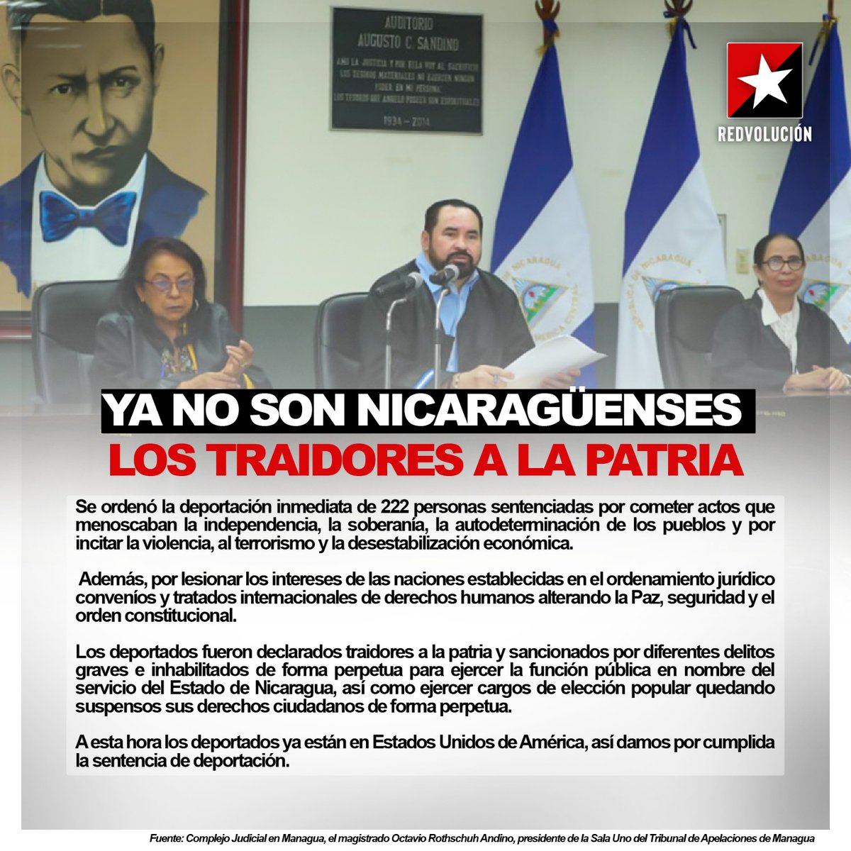 Nicaragua Libre de traidores, #NoPudieronNiPodran
#ManaguaSandinista <a href="/Plomo19792/">PLOMO1979</a> <a href="/SinOrgaNoHayAcc/">UVE Miguel Bonilla</a> <a href="/MariLuzAgui14/">Luz Aguirre</a> <a href="/Sergiofslnterc1/">Sergiofslntercero</a> <a href="/FirmesP/">Firmes Por la Paz</a>