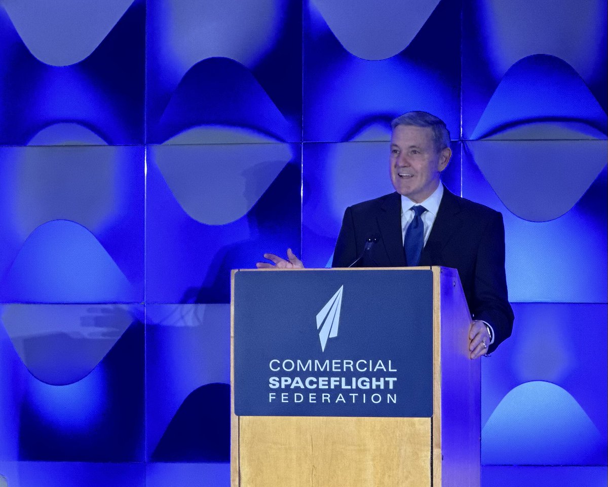 FAANews's tweet image. &quot;We need to create a presence beyond our own solar system. It is our destiny!” Astronaut and current @NASA Associate Administrator Robert D. Cabana speaks about the future of commercial space transportation at #CST2023. 🌕🪐👨‍🚀 #FAASpace