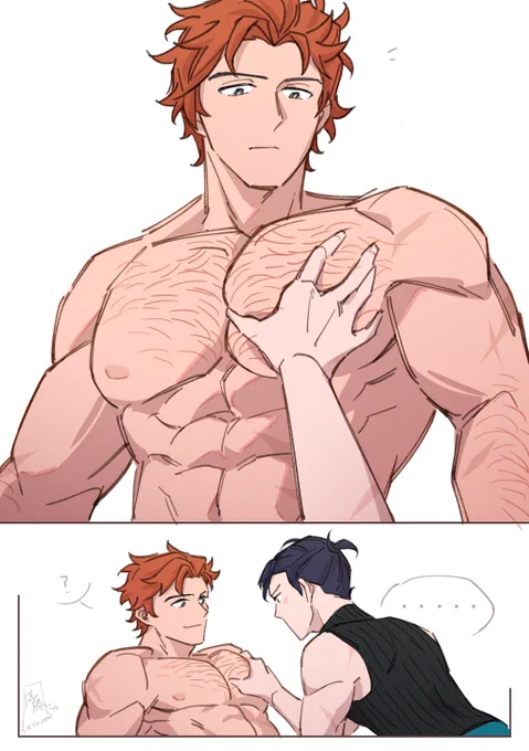 chest!! sylvain doesn't get it

#FE3H #FireEmblemThreeHouses #sylvix 