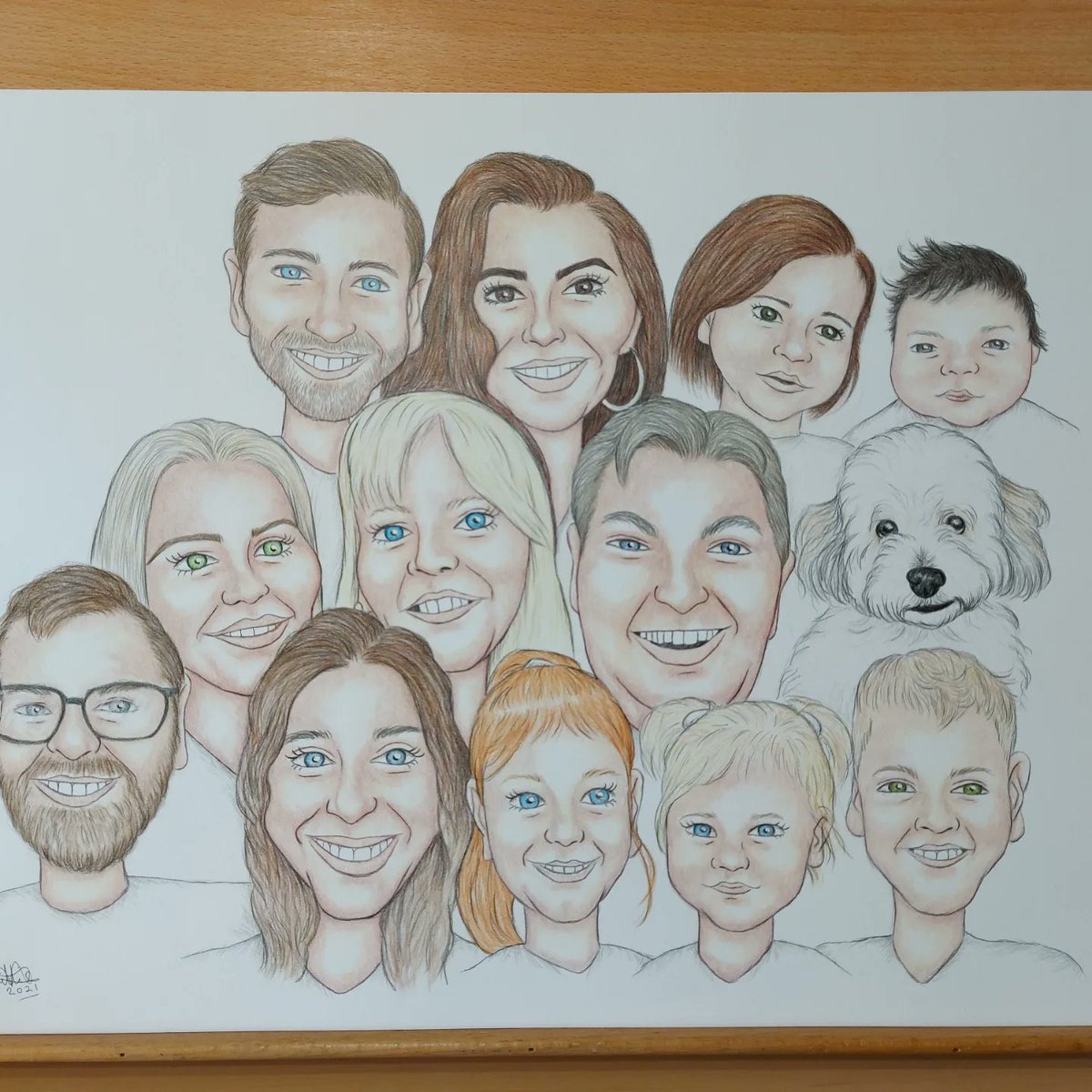 Throwback to this A2 group caricature commission I done back when I was still pregnant with Theo 💕

MILLIEMACDOUGALLART.ETSY.COM

#Artist #Artwork #Art #Etsy #Caricature #Caricaturist #CaricatureArtist #GroupCaricature