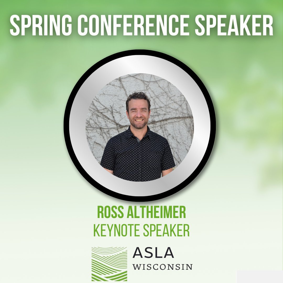 Maura Rockcastle &amp; Ross Altheimer

Register now at wiasla.com
#wiasla #asla #landscapearchitecture #springconference