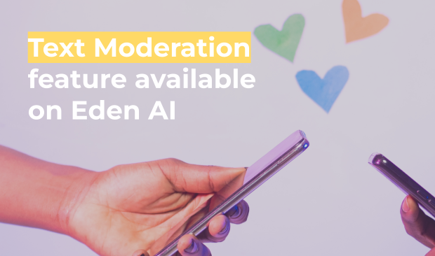 EdenAIco's tweet photo. 🆕 Our app has been updated with a new feature : Text Moderation - the innovative solution to ensure a safe and professional online community ➡️ https://t.co/Zz3wPvoRiN

Providers available at the moment:
@Azure @OpenAI

#AI #API #DeepLearning #TextModeration #Hatespeechdetection https://t.co/MTfEKQ8TPw