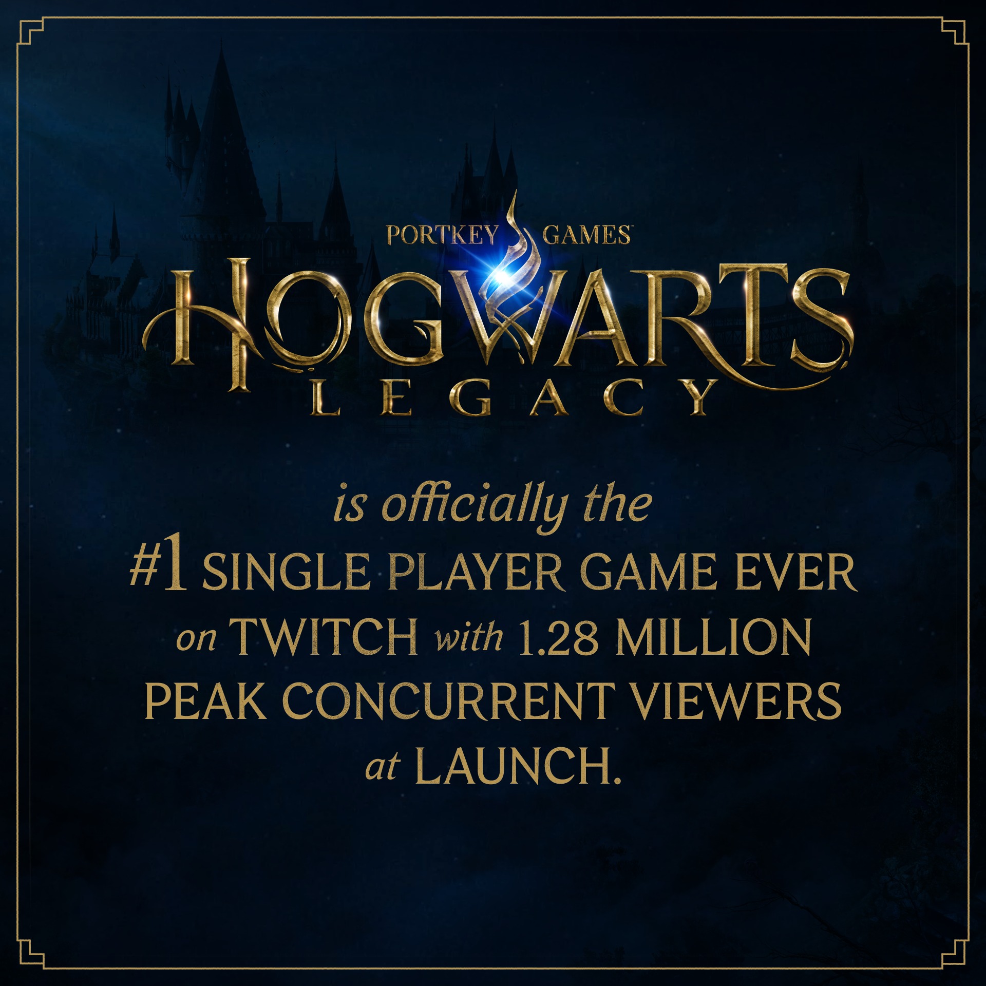 Hogwarts Legacy Breaks 850K Concurrent Players on Steam, Now