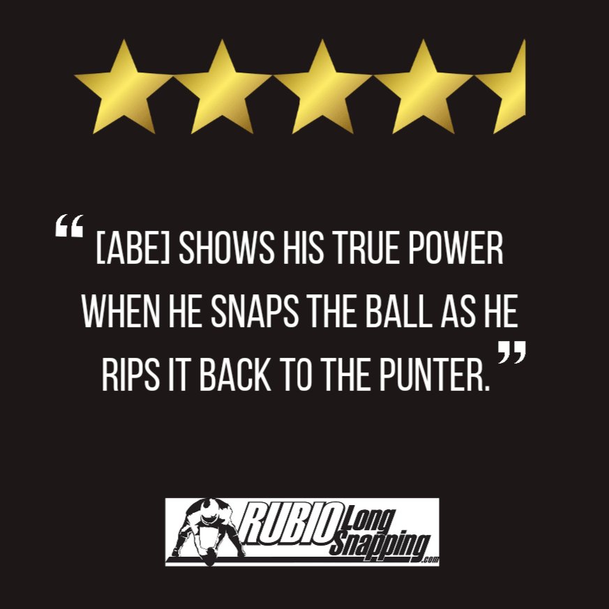 AbeEvans65's tweet photo. "[Abe] shows his true power when he snaps the ball as he rips it back to the punter."
-@TheChrisRubio 
#longsnapper #longsnapping #collegefootball #thefactory https://t.co/7FKsDCyZuC