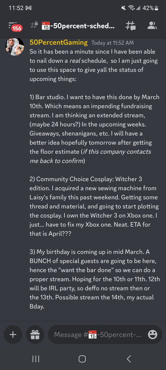 50percentgaming's tweet image. Super long post in my discord about some exciting AF things coming for the channel.

Go check it out.

50% in the discord hole as you want, just in case you haven't yet: 

 discord.gg/emQVSfT