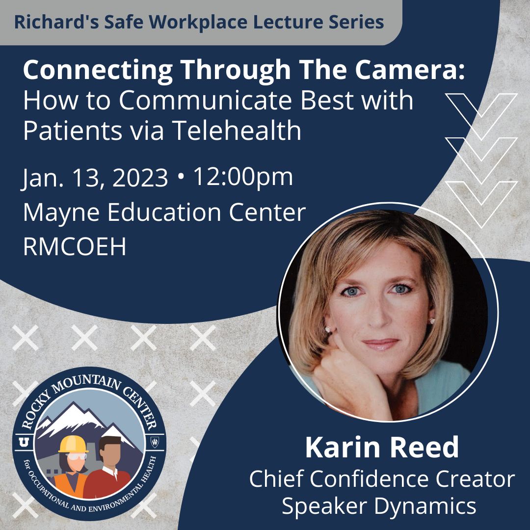 SpeakerDynamics's tweet image. Karin recently spoke at the Center for Meeting Effectiveness at University of Utah Health about Telehealth: connecting with patients through the camera. Were you unable to attend? View the event here 👉 fb.watch/ipdygdPESy/
