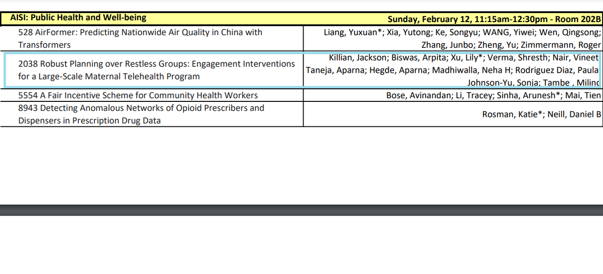 📢If you are attending #AAAI23 @RealAAAI, check out our work on 'Robust Planning over Restless Groups' on February 12 session 11:15am - 12:30 pm (Room 202B). #AIforHealth #MaternalCare #ARMMAN #Google @GoogleAI @armmanindia @HCRCS #publichealth #AI