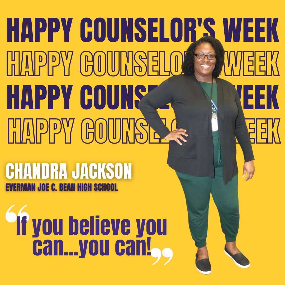EvermanISD's tweet photo. Happy School Counseling Week to Ms. DeGrate, Ms. Duffey, Ms. Hickman, and Ms. Jackson! We are so thankful for everything you do for our schools & students! We are #EvermanStrong #CounselorsWeek #CounselingWeek https://t.co/ZejHjt9dnZ