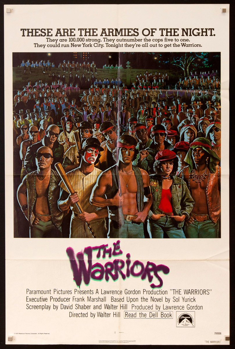 Released on this day in 1979, The Warriors.

Directed by Walter Hill
Music by Barry De Vorzon

#thewarriors #walterhill #film #rtItBot #anniversary
