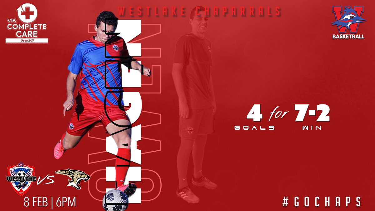 Westlake_Nation's tweet photo. Owen Hagen’s four-goal performance in Westlake’s 7-2 win over Johnson has us diving deep into the soccer terminology. Hagen’s “haul” gave him 12 goals on the season. #GoChaps https://t.co/qI2wAecvyk