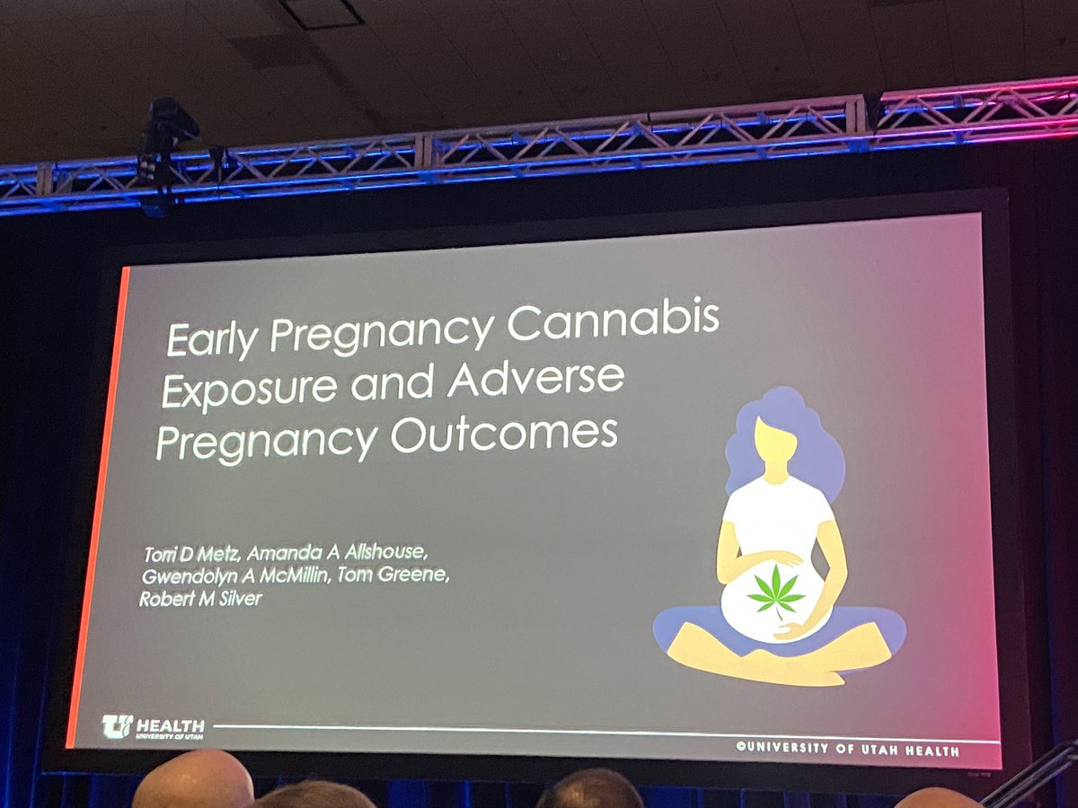 annehmardy's tweet photo. Of >9,000 1st TM pregnancies in nuMoM2b group, 5.8% pos THC confirmed on mass spec @MySMFM #SMFM2023 @MetzTorri https://t.co/RJojxcKxXQ