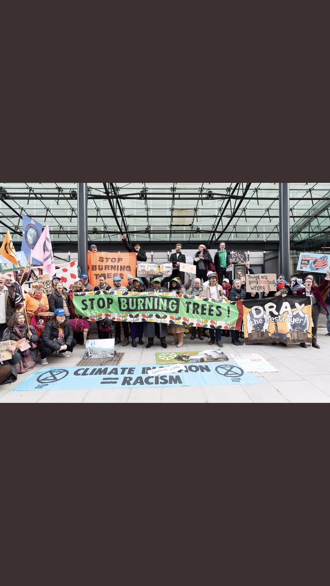 #StopBurningTreess @StopCambo @JustStop_Oil @FuelPovAction @dontpayuk @XRLondon #ClimateCrisis #ClimateEmergency #AxeDrax