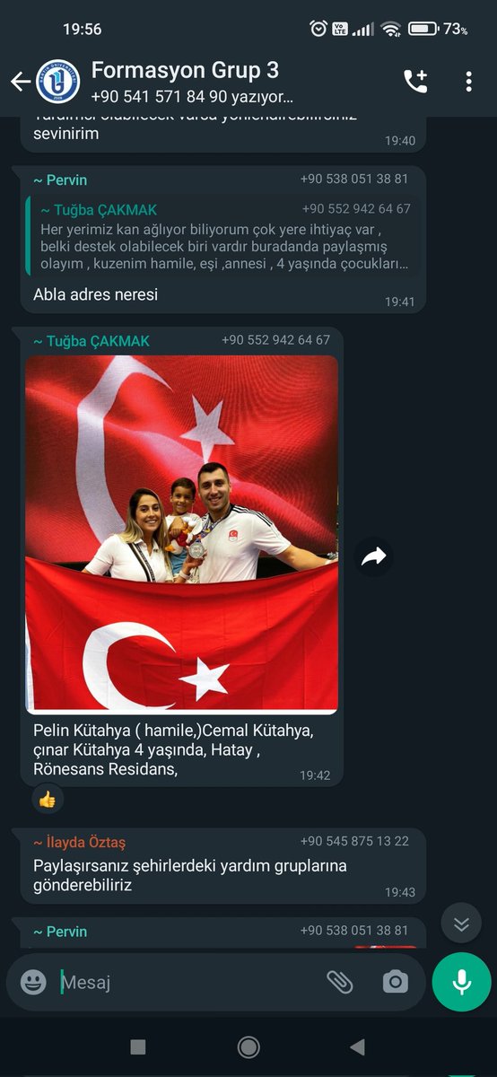 Ebru_099's tweet photo. Hemen yardım edilmesi gerekiyor.
#WhatsApp 
#hatay 
#depremsondakika 
#deprem 
@haluklevent 
@OguzhanUgur https://t.co/BwwFioWKZ9