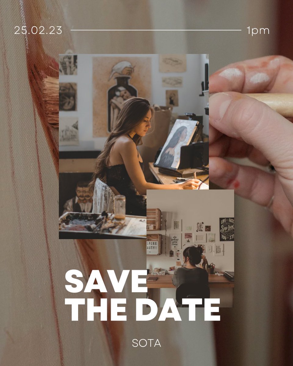 Are you struggling to sell your artworks online? 

Are you interested in maximising your online art sales performance? 

Then you must save the date for something BIG happening on 25th February at 1-2pm. All will be revealed tomorrow ⏰ #event #SaveTheDate #artcoach #sales
