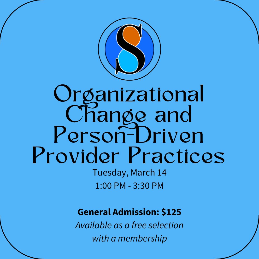 sharedsupport's tweet image. Our next Training and Development Institute is a fan favorite! Join us for Organizational Change and Person-Driven Provider Practices Tuesday, March 14th. Register now: secure.everyaction.com/S3aPn5BxaUGmBp…
