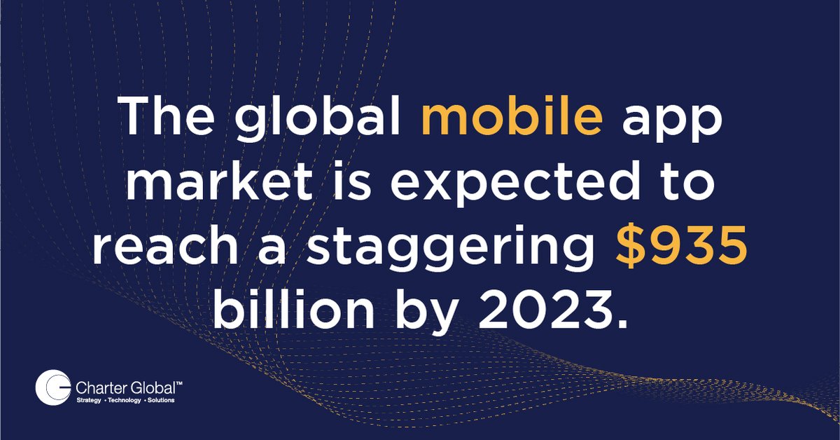 CharterGlobalCG's tweet photo. Studies show the average person spends 4+ hours a day on their phone.
Let #CharterGlobal help you connect with your audience through custom mobile app development - https://t.co/KMX0j7zhY2
#technology #innovation #IT https://t.co/anPT7B7ehf