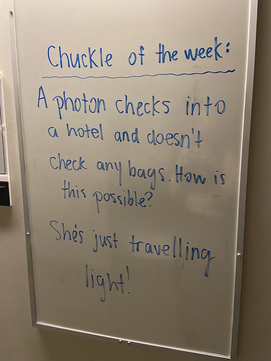 10/10 science jokes at <a href="/uvic/">UniversityOfVictoria</a> !