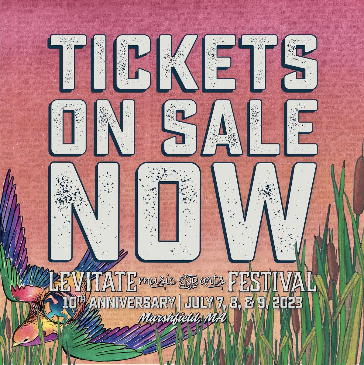 Tickets are on sale now for the Levitate Music & Arts Festival - all tickets are expected to move very quickly for the 10 Year Anniversary event, don't miss out! …atemusicfestival.frontgatetickets.com/event/m4r7l5aj…