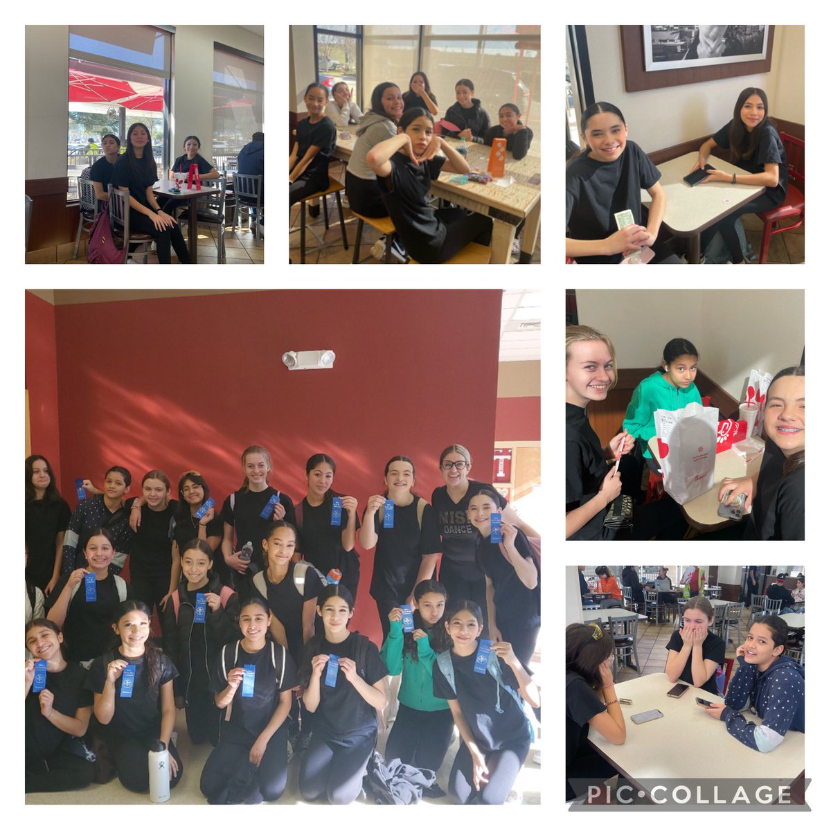 EagleDanceFam's tweet photo. Celebrating our Division 1 DEAL Rating with a little Chic-Fil-A brunch!  @NISDJefferson @NISDFineArts @MissT_NISD https://t.co/yyBuzUJpB8