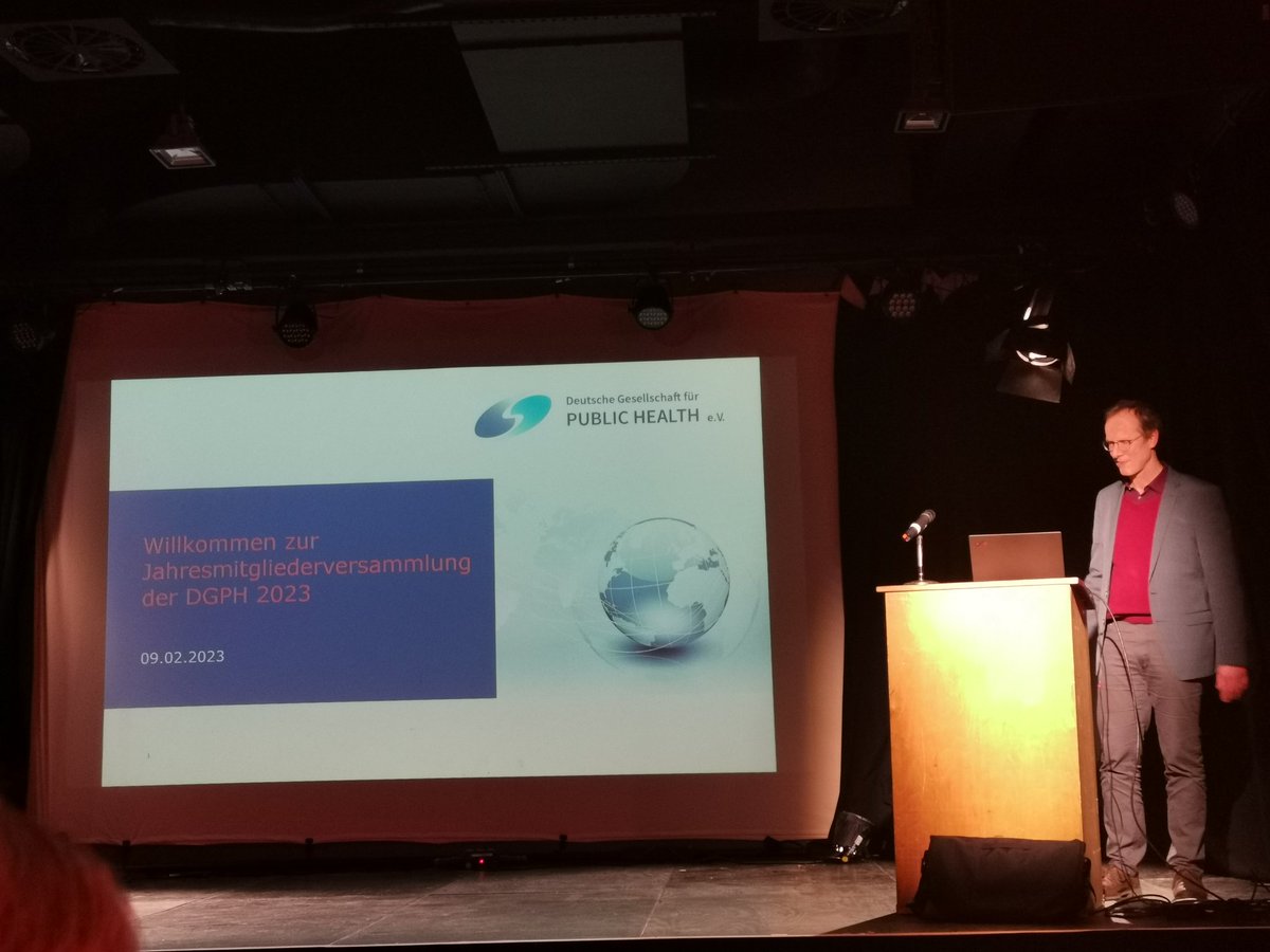 Start der Mitgliederversammlung der Deutschen Gesellschaft für Public Health in Hannover. Herzlichen Dank für die Einladung und Organisation <a href="/DGPH_DE/">DGPH</a>