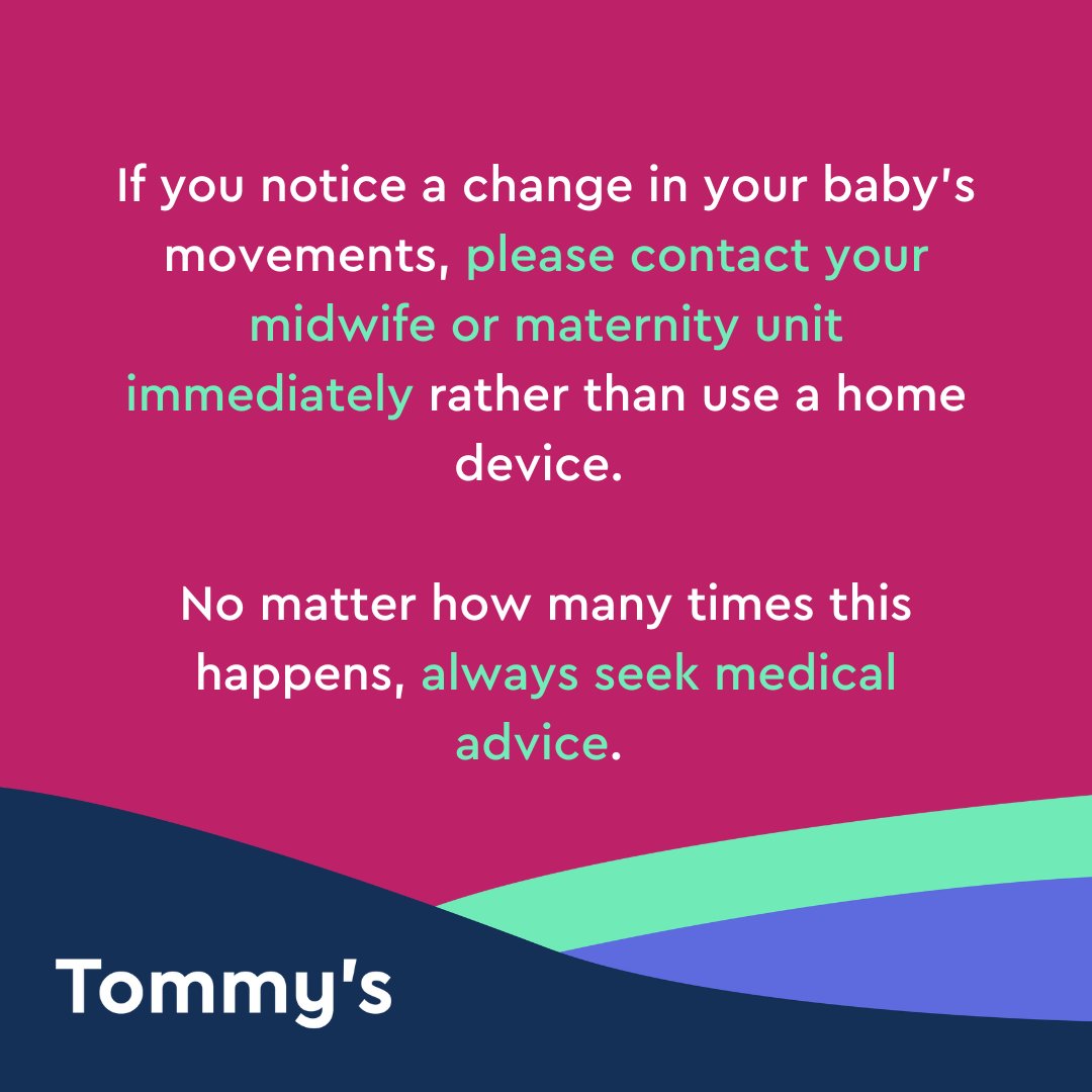 We know that a baby’s #MovementsMatter. If you notice that your baby moves less or their movements change, it can be important warning sign that a baby is not well. 
Read more on what to do here: bit.ly/3H1qQn6
(2/2)