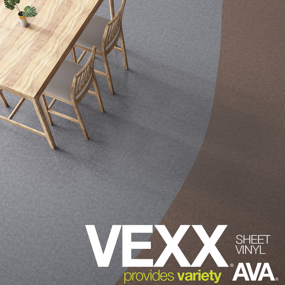 AVAbyNovalis's tweet photo. With 3 organic patterns & 19 total colors, VEXX Sheet Vinyl provides a variety of options that combine aesthetic appeal with stability & ease of installation for custom shapes & contours. https://t.co/PeAkiDDuHJ #SpartanSurfaces #Trinitysurfaces #S2FL #D9Flooring #Modern_Surfaces https://t.co/7TCBdzuHd6