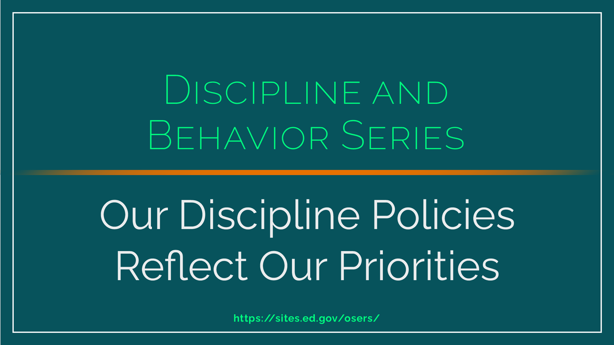 Students with disabilities experienced ~1.6M disciplinary removals in the 2019-20 school year. It can be a distressing experience for students and staff. To support their needs, we must provide a more positive learning environment. Via @ED_Sped_Rehab 
sites.ed.gov/osers/2023/01/…