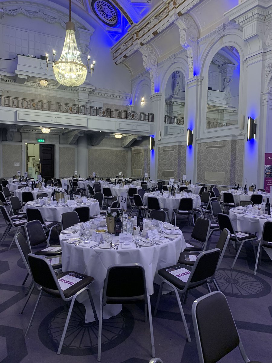 The tables are ready and waiting…t-minus 60 minutes 🍾🥂 #CPADinner2023
