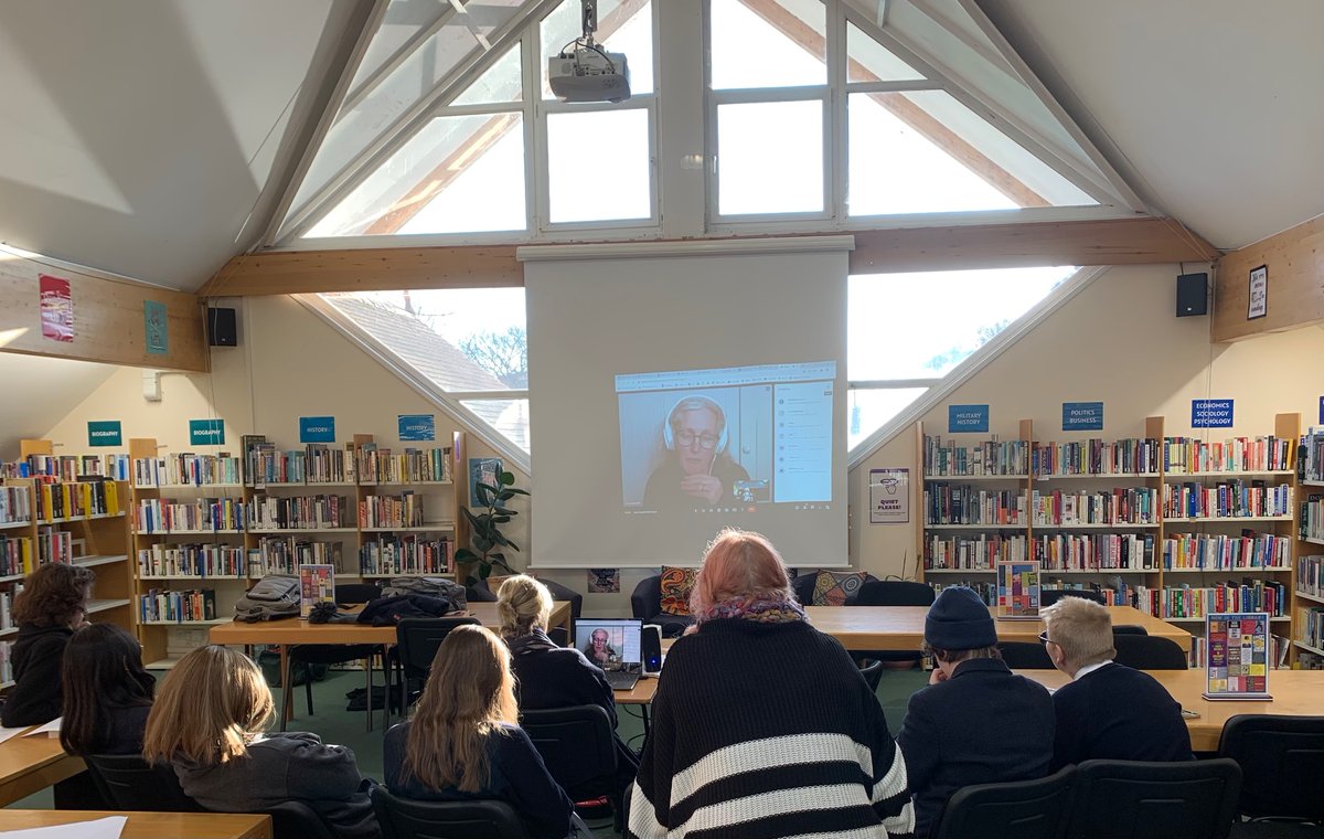 Lovely to welcome Lisa Heathfield to ‘Brilliant Books &amp; Biscuits’ to discuss our shared text for February - ‘I am Not A Number’. There’s nothing like hearing about the creative process from a writer, especially one as fascinating as <a href="/LisaHeathfield/">Lisa Heathfield</a>. <a href="/bedesnews/">Bede's Senior School</a> <a href="/BedesLibrary/">Bedes Library</a>