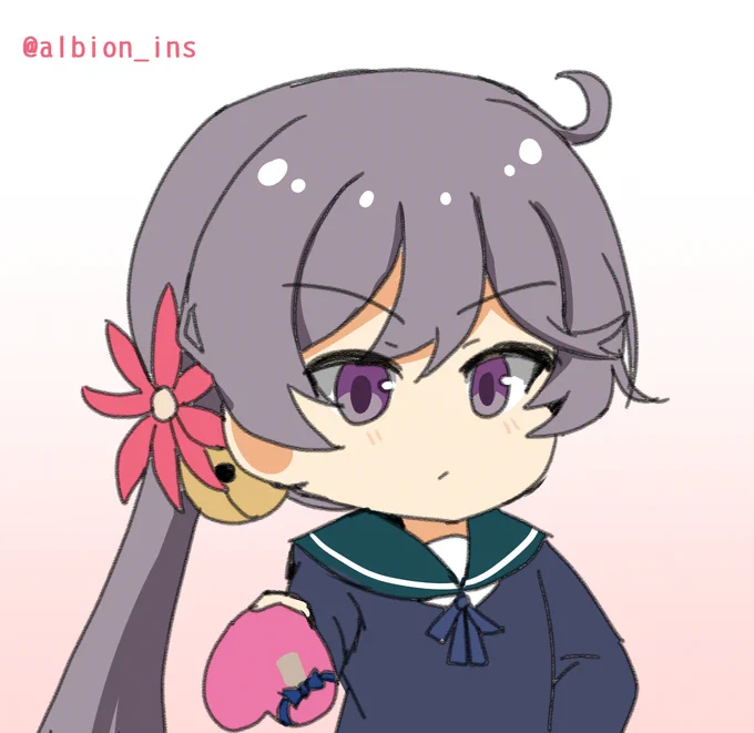 曙_バレンタインVerです!1h30m#艦これ版深夜の真剣お絵描き60分一本勝負#艦これ版真剣お絵描き60分一本勝負_20230209 