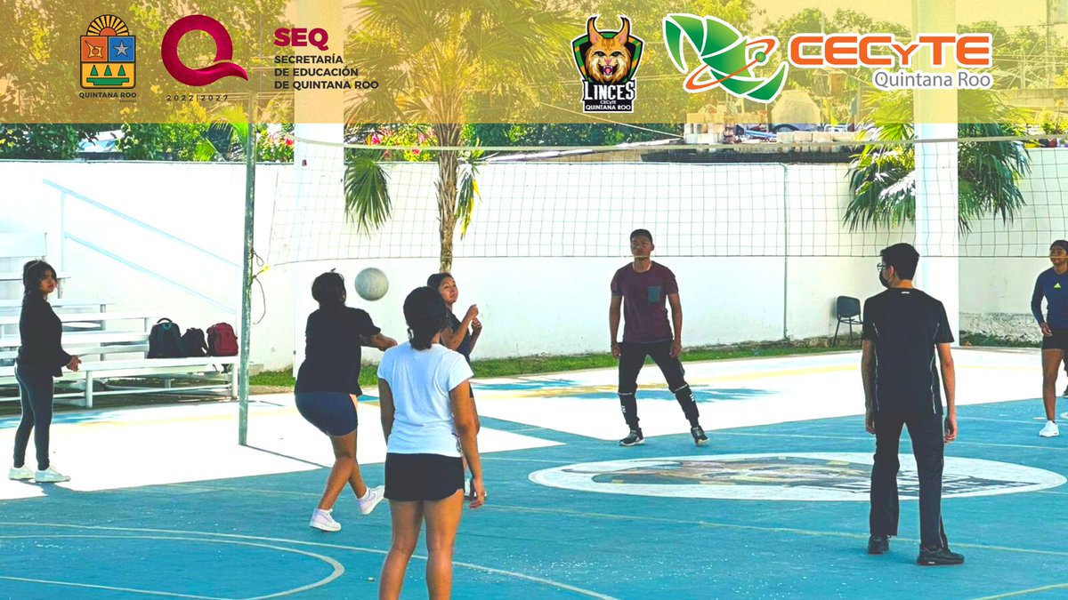cecytecancunIV's tweet photo. ⚽️Las actividades deportivas promueven la formación integral de los estudiantes, generando trabajo en equipo, seguridad , responsabilidad y lazos de amistad entre los compañeros, fortaleciendo el desempeño académico de nuestros alumnos. 

@CECyTEQRoo_DG 
@laradinorah https://t.co/xfEw2Sexbu