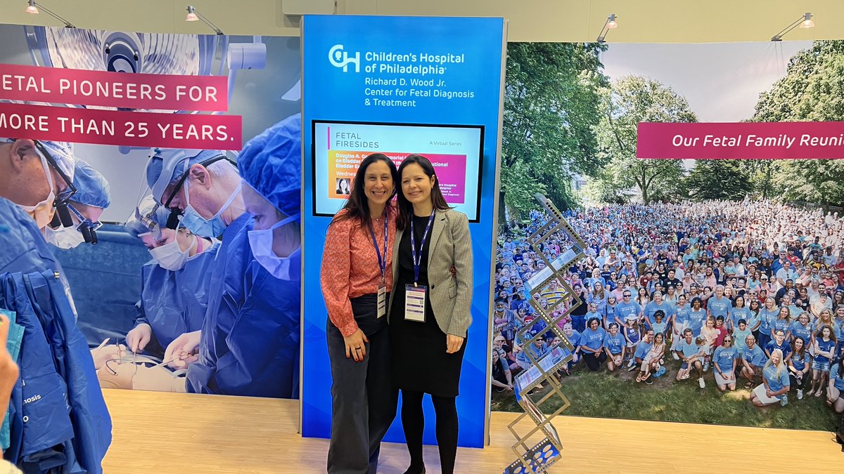 At #SMFM23? Stop by our <a href="/ChildrensPhila/">Children's Hospital</a> booth 823 to see our team and the latest Fetal Diagnosis &amp; Treatment Resources!