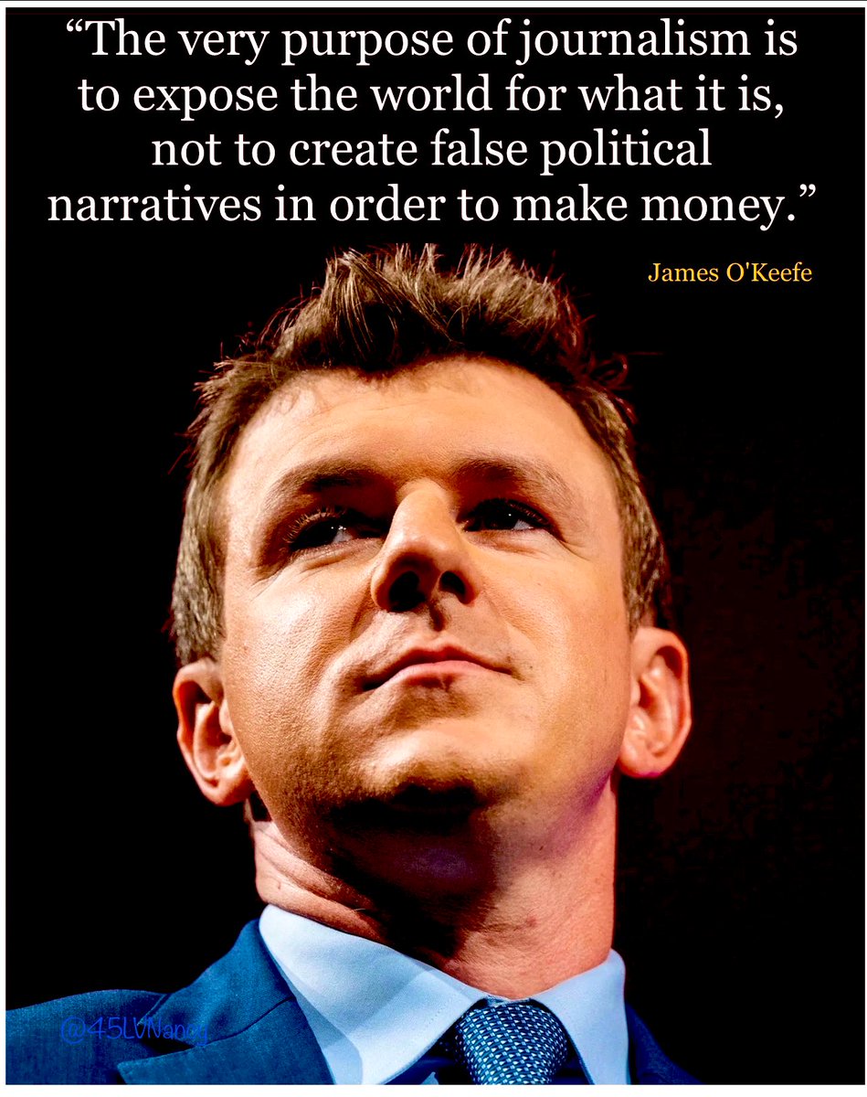 45LVNancy's tweet photo. Patrick Davis, a 25-Year CNN Operations Manager Joins Project Veritas as Executive
Then @Project_Veritas sends @JamesOKeefeIII on a leave 🤔
#JamesOKeefe https://t.co/RqX7MFaoJM