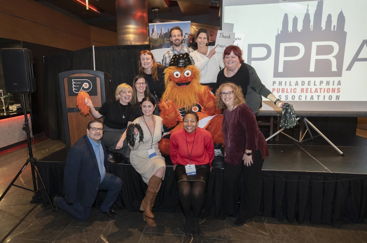 NeumannUniv's tweet photo. Yesterday @NeumannUniv was proud sponsors of the @PPRA Gold Medal Award honoring @GrittyNHL 

The PPRA Gold Medal Award annually, honors individuals and organizations whose accomplishments have left an impact on our community and brought national recognition to Philadelphia. https://t.co/UoxNDHeDQw