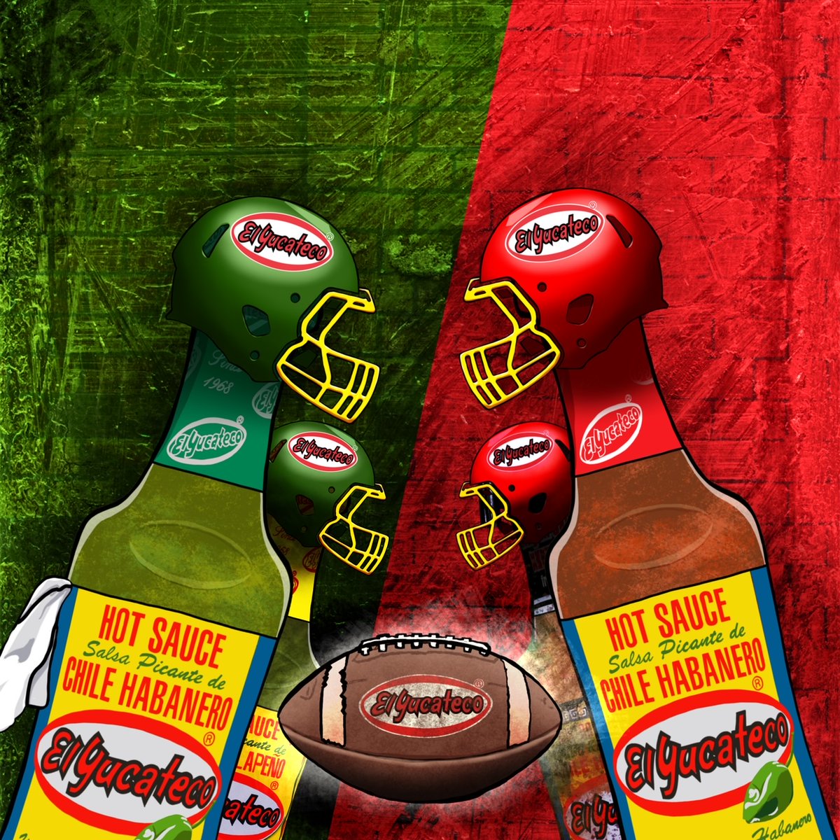 ElYucateco's tweet photo. The #PhillyGreen and #KCRed are going head-to-head for the #UltimateBigGame - which side are you going for?
#ElYucateco #KingOfFlavor https://t.co/cRtMTv8OBZ