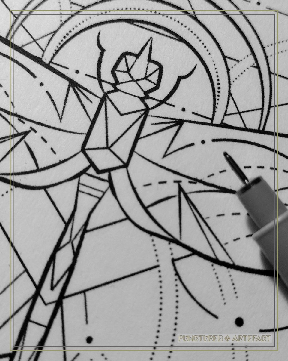 PuncturedArt's tweet photo. DRAGONFLY | Tattoo
I am spending some time this week catching up on commissions, I have 3 drawings to complete.

This is a a WIP. It is an ‘Instant ‘ tattoo design. 
It is based around a dragonfly, and I do love an insect based brief! https://t.co/pEkk4AJxPW
