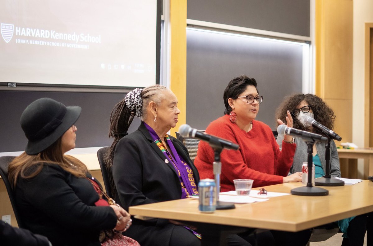 HarvardARPJ's tweet photo. Thank you to everyone who came out to "There's Something in the Water" film on environmental racism w/ @HarvardAsh &amp; big thank you to the inspiring activists who shared their wisdom/stories, and professor Yanilda González @che_shani  &amp; filmmaker @ianjdaniel - a powerful night. https://t.co/tzZlJyN1dV