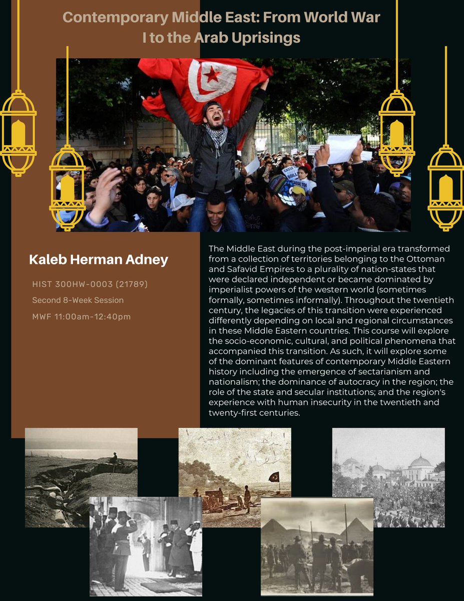 Reminder that there is still time to enroll in HISTORY 300HW-0003 (21879) for the Second 8-Week Session for the Spring 2023 semester. Don't miss out on this exciting course opportunity!