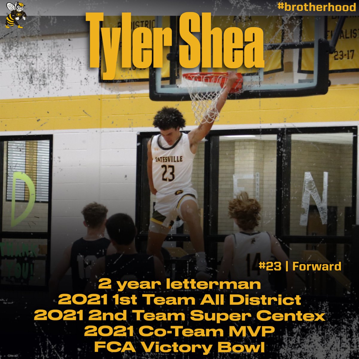 Tyler Shea is a 2 year letter and one of his favorite memories is hanging on the rim just a tad long to watch his teammates celebrate him dunking on dudes.
#brotherhood #HFND