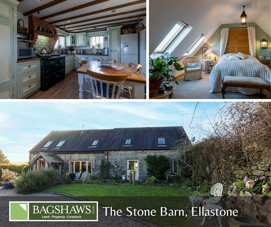 🏠 Property of the Week 📍 The Stone Barn, Ellastone A charming 3 bed detached property 4 acres approx Barn conversion Woodburning stove. Guide Price: £750,000 For more info, follow this link: bit.ly/3lqNjSt ☎ Ashbourne office: 01335 342201