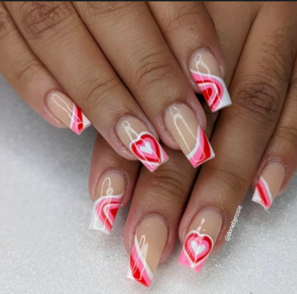 snsnails_'s tweet photo. Valentines Day is around the corner so we are bringing back a few of our favorite designs from last years contestants. 
Which set is your favorite ? 
#throwbackthursday #valentinesday #vdaynails #vdaynails2023 https://t.co/voecA5a32T
