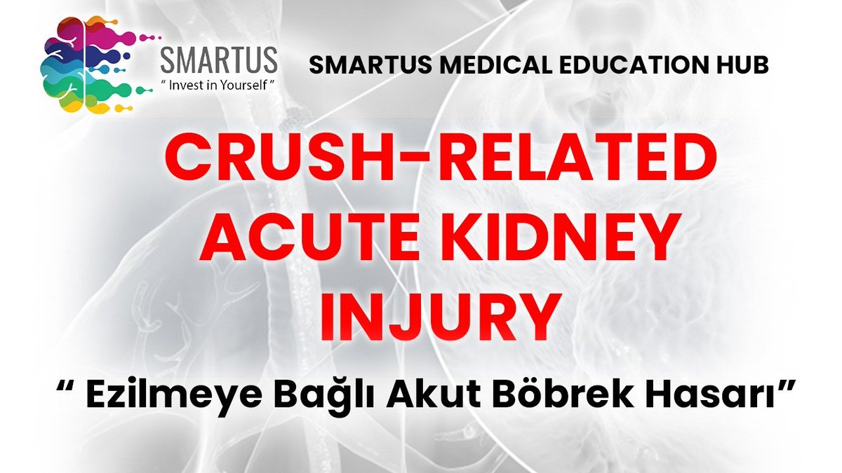 Uptodate
Erken sıvı tedavi algoritması ile beraber
Please retweet
smartus.com.tr/crush-related-…