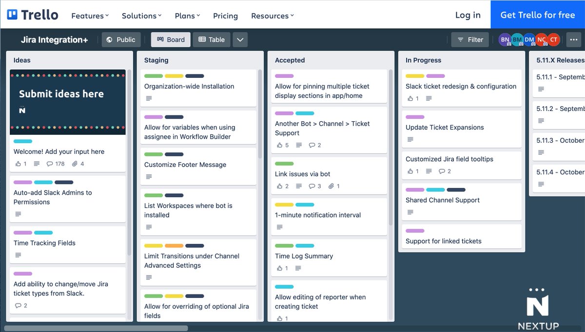 nextupai's tweet photo. Have an idea of what you'd like to see in our Jira --> Slack/Teams integration? Let us know on our public roadmap: https://t.co/KnPTFqpquG https://t.co/Enrpf5Vheg