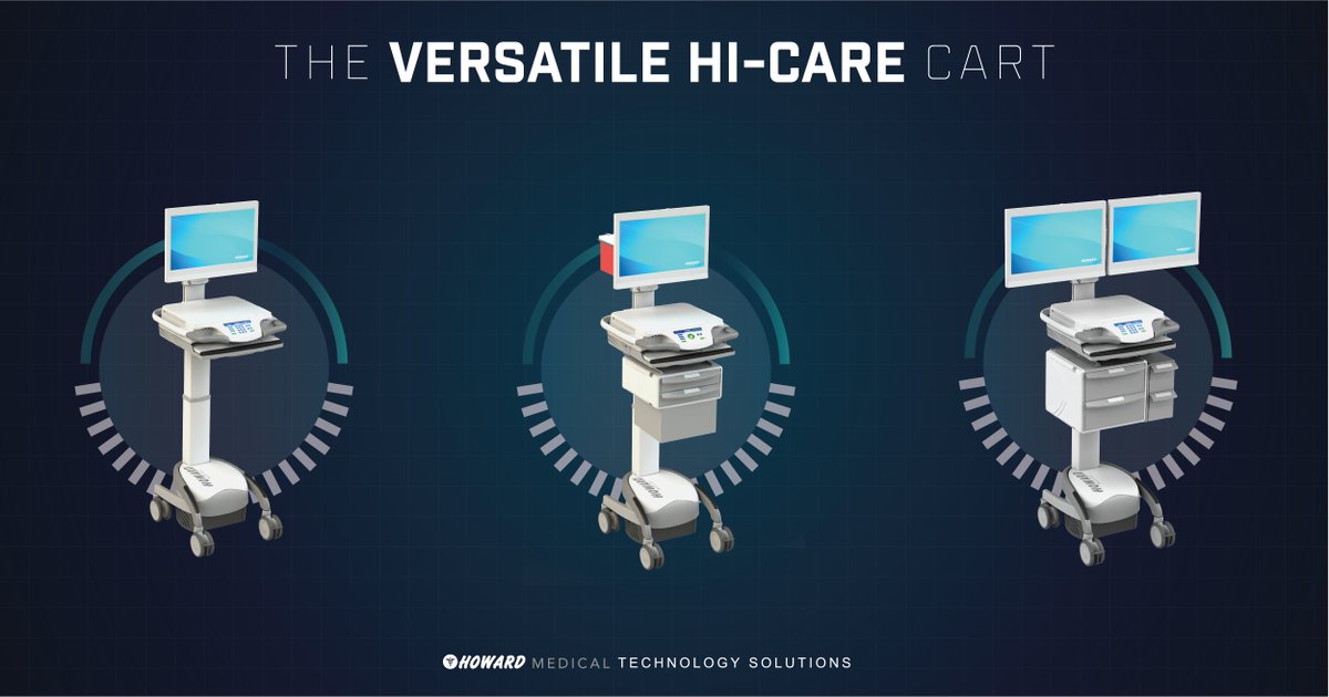 Howard's HI-Care E has hundreds of hardware, storage, and accessory options and configurations av...
bit.ly/3RODLNd

#howardmed #pointofcare #longtermcare #healthcare #digitalhealth #nursing #skillednursing #healthtech #howardishere #telehealth #patientexpereince #hcahps