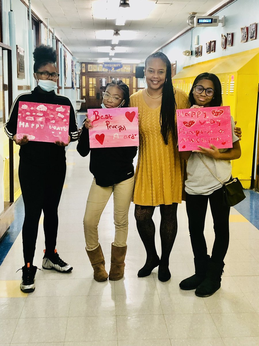 As I was on a Teams Meeting this morning these 7th Grade Beauties bombarded my office to share tokens of love that they created for me.💕

So thankful for them and happy to serve by making impact and pushing the message about being #TheDifference.

I truly LOVE what I do!