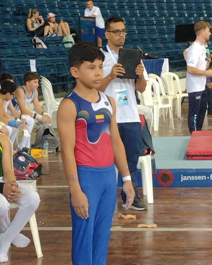edavid_0820's tweet photo. Un angelito que se nos adelanta en el camino. En nombre del deporte nacional, del @MinDeporteCol y nuestra ministra @UrrutiaOcoro , enviamos un mensaje de fuerza y unión a la familia de Ángel Gabriel Delgado, promesa de la gimnasia de nuestro país. 

@ACORDCOLOMBIA1 https://t.co/2RMe2h83eP