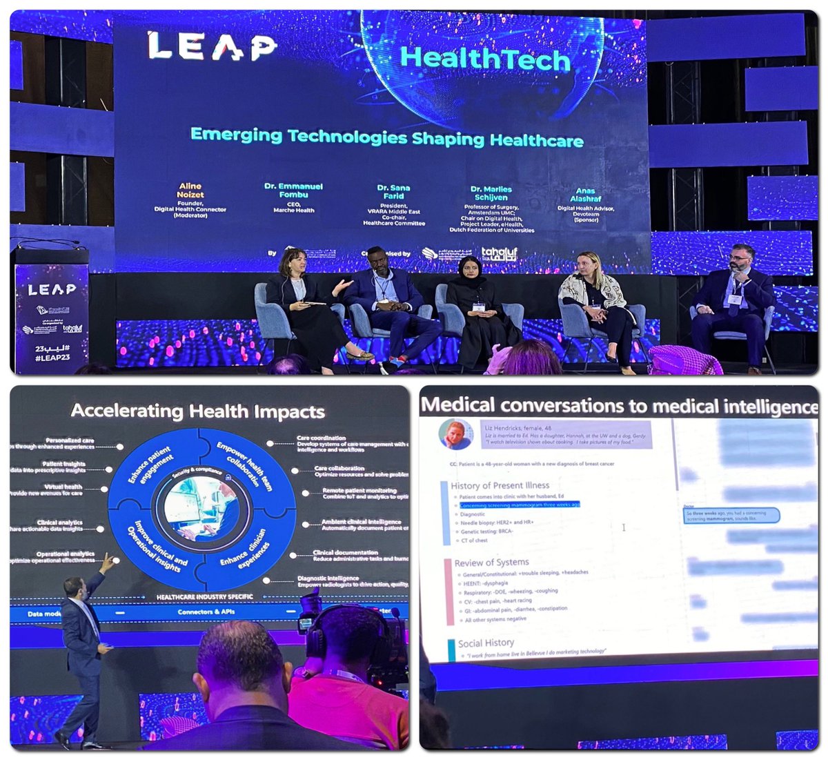 A_Alomran11's tweet photo. It was a pleasure to attend the #leap23 Tech conference, and the experience was mind blowing. 

The integration of AI, robotics, and automation into both industrial and R&amp;D settings is remarkable, and its importance will continue to be recognized in the healthcare industry. https://t.co/jLGUdzKEkQ